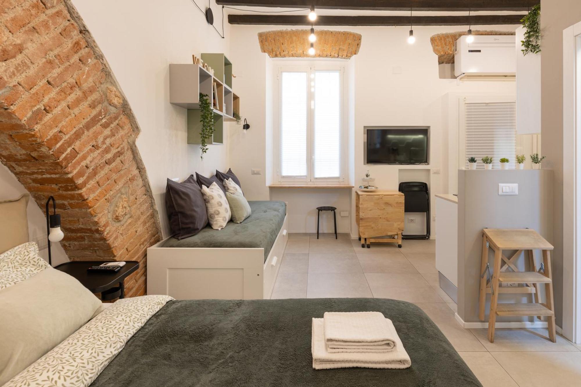 Bricks & Beams Studio In The Key Area Of Milano Exteriör bild